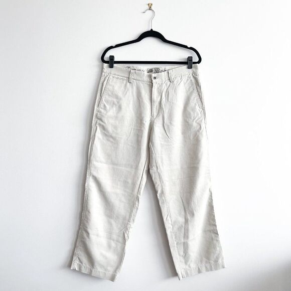 Tommy Bahama  Men's Chinos Flat Front Beige Golf Tencel Lyocell Size 34 - Picture 2 of 10